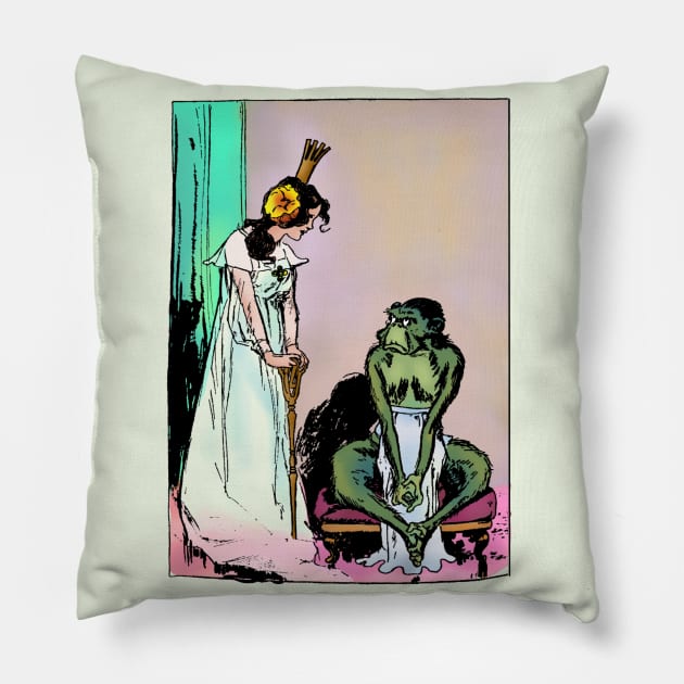 Ozma and the Green Monkey Pillow by MandyE