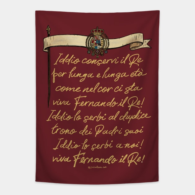 Inno al Re Tapestry by ItalianPowerStore