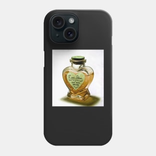 Fall in Love potion - use with caution Phone Case