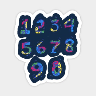 Numbers 1-9 Magnet