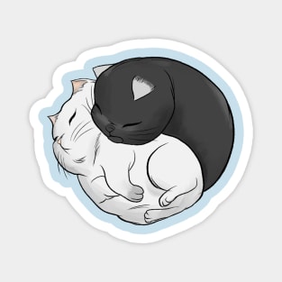 Cit Cat (YinYAng cats cute) Magnet