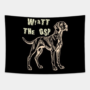 Wyatt the GSP Tapestry