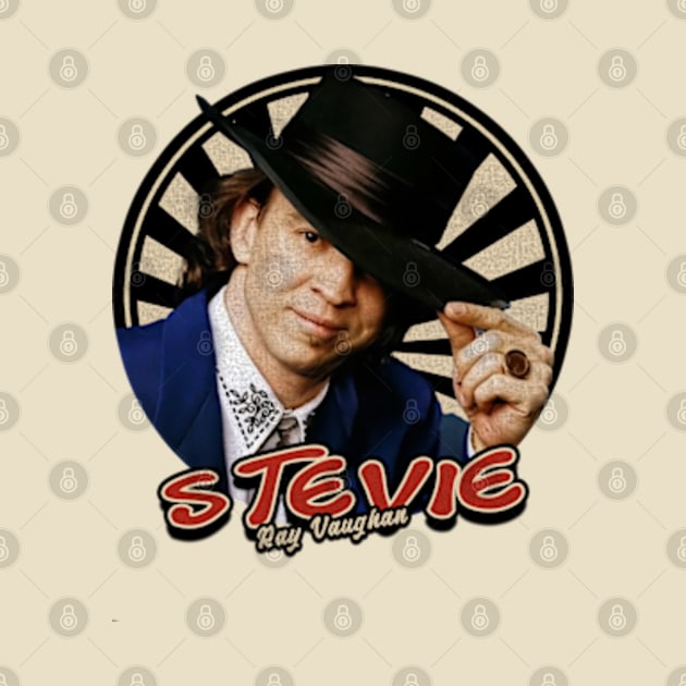 Vintage 80s Stevie Ray Vaughan by Motor Ilang