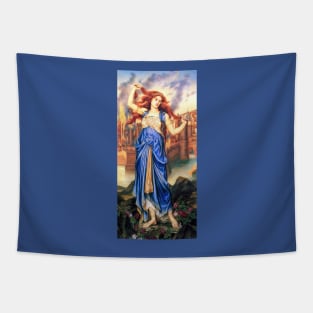 Cassandra - Evelyn De Morgan Tapestry