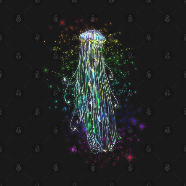 Rainbow Jellyfish by Astrablink7