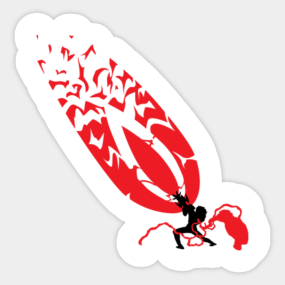 One Punch Man Fist Stickers Teepublic