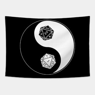 Ying Yang Dice Tapestry