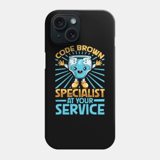 Code brown specialist - baby diapering Phone Case