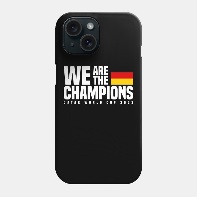 Qatar World Cup Champions 2022 - Germany Phone Case by Den Vector