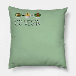 Go vegan Pillow