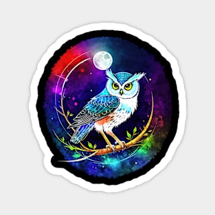 Celestial Guardian Owl Magnet