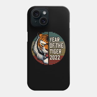 Vintage 2022 Year of the Tiger Chinese Zodiac Phone Case