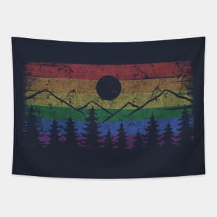 Rainbow Scenery Tapestry