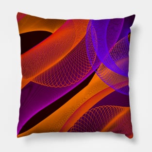 Electric colorful abstract Pillow