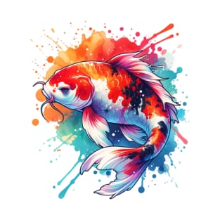 Koi Fish Watercolor T-Shirt