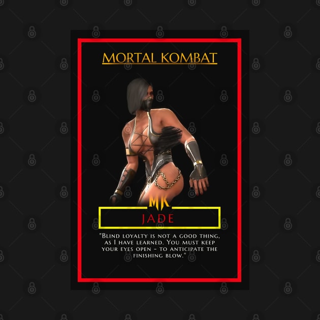 Mortal Kombat - MK Fighters - Jade - Poster - Sticker and More - 1806206 by Semenov