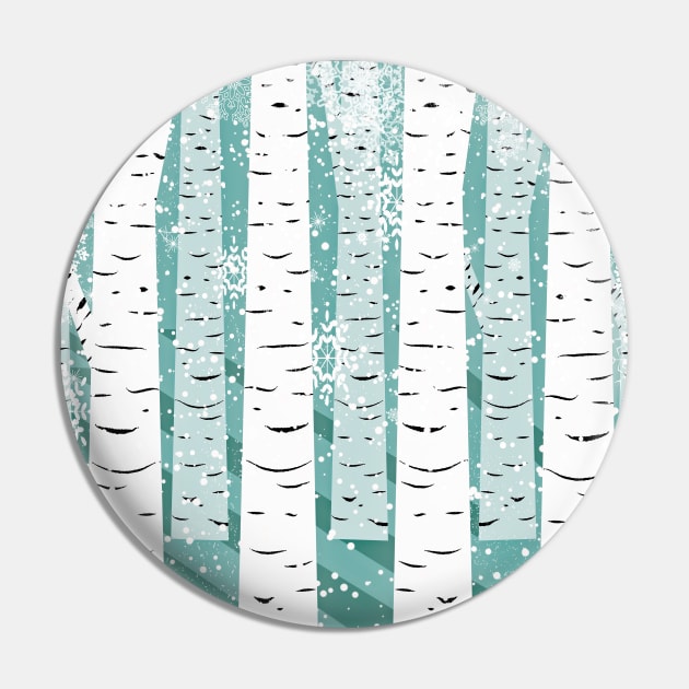 Frosted birch forest Pin by LaPetiteBelette