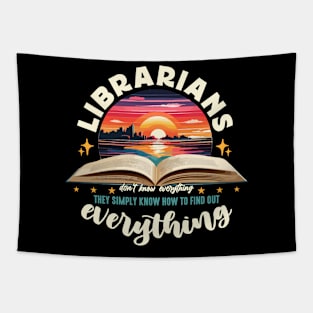 Librarians Don't Know Everything They Librarian Tapestry