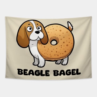 Beagle Bagel Tapestry