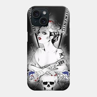 Geishas and Bushido, Eastern Culture Graphic T-shirt 09 Phone Case