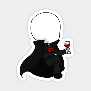 halloween vampire slenderman Magnet