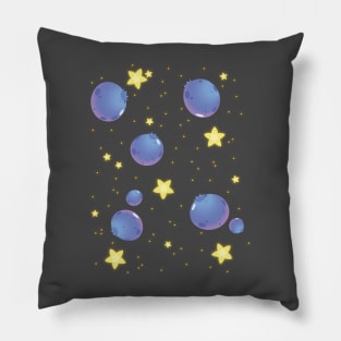 Star Fruit & Blueberry Asteroids Pillow