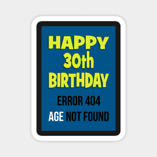 Error 404 - age not found! Magnet