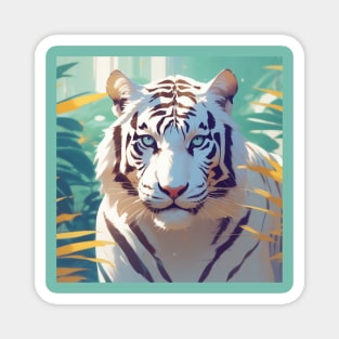 Royal White Tiger Magnet