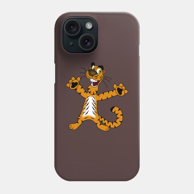 Happy Tiger Phone Case by DrDesign