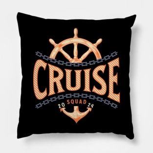 Cruise Squad 2024 Pillow