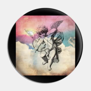 Cherub Love Clouds Pin