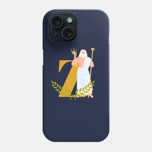 Command the heavens, wield the thunder - Embrace the strength of Zeus Phone Case