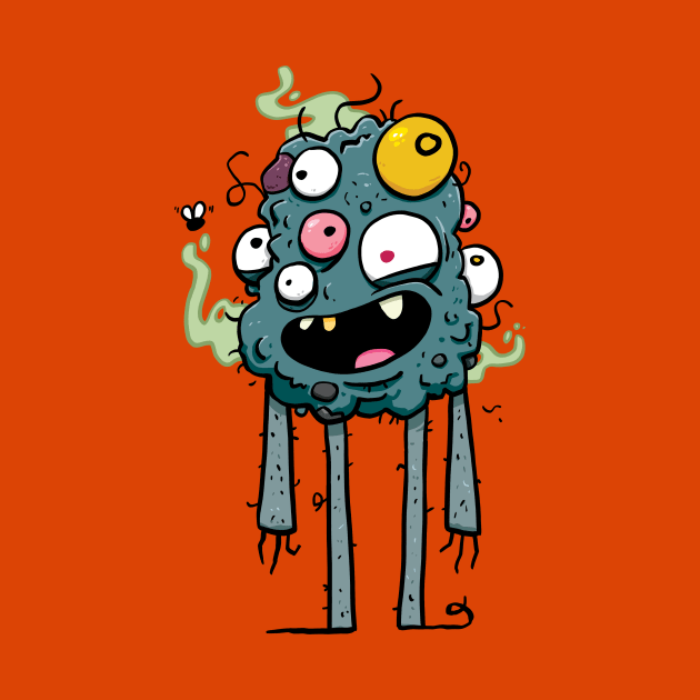 Belly Button Lint Monster by striffle