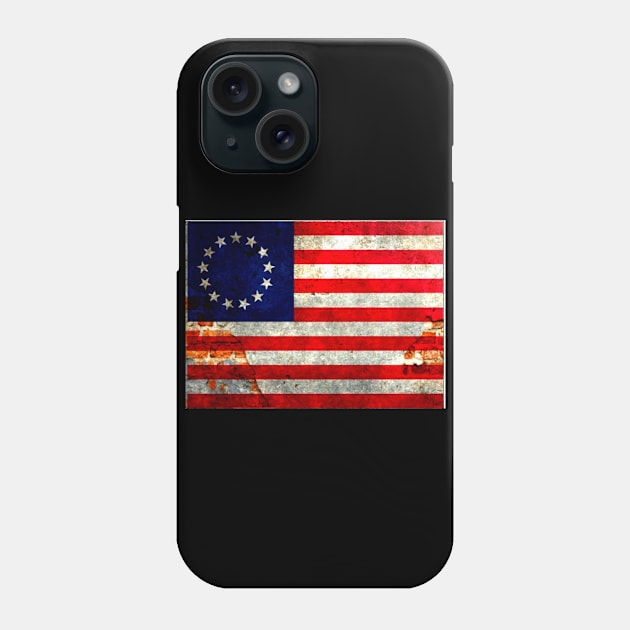 Betsy Ross Shirt 4th Of July American Flag Tshirt 1776 Retro Phone Case by Mima_SY