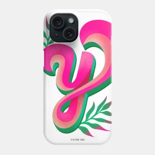 Y initial Phone Case