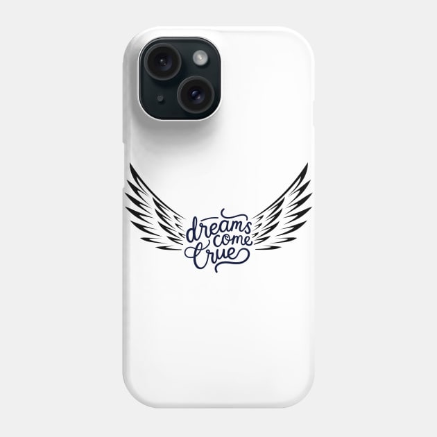 Dreams come True Wings Phone Case by Cotton Candy Art