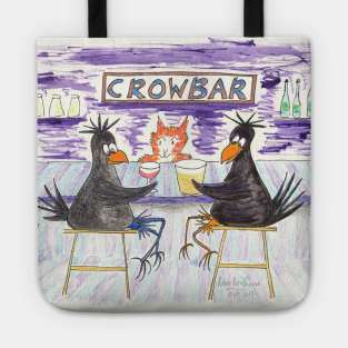 Crow Crowbar chess rook Tote