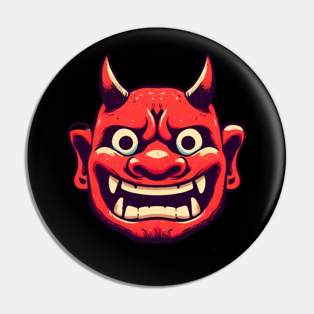 Red cartoon oni demon Pin by Evgmerk