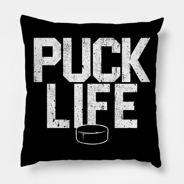Puck Life Pillow by huckblade