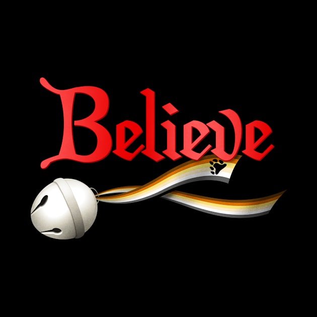 Believe Bear Pride Jingle Bell by wheedesign