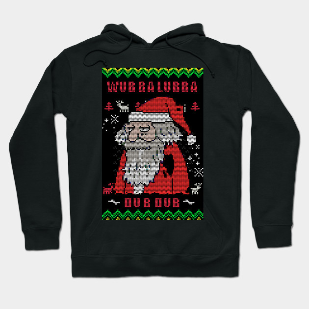 rick and morty christmas sweatshirt