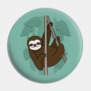 Kawaii sloth Pin
