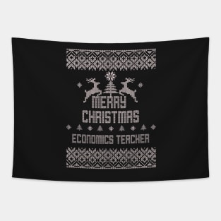 Merry Christmas ECONOMICS TEACHER Tapestry