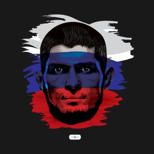 Russian Paint Khabib T-Shirt