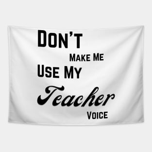 Teacher voice Tapestry