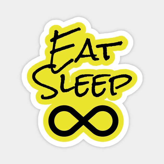 Eat sleep infinity Magnet by EndlessAP