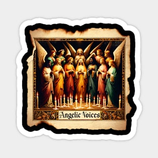 Angel Choir In Candlelight Magnet