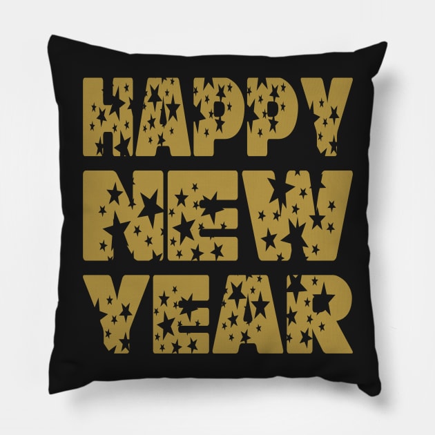 Happy New Year Pillow by PeppermintClover