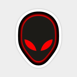 Red Eyed Alien Magnet