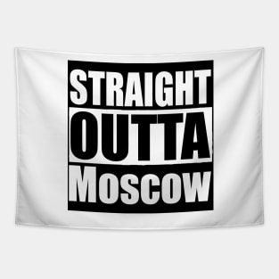 STRAIGHT OUTTA MOSCOW  Quarantine Sticker Tapestry